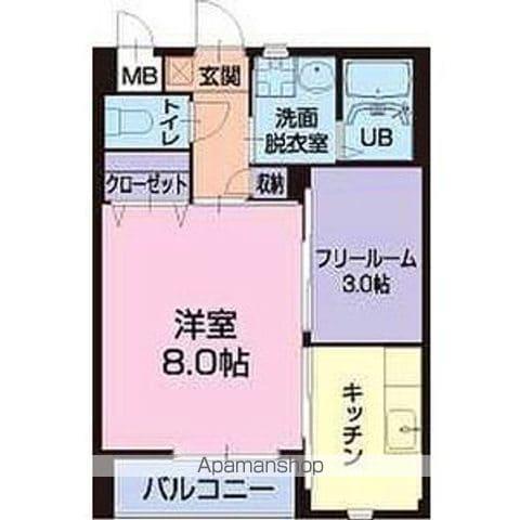 LE NORD E(1K/1階)の間取り写真