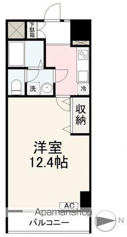 アパートメントSⅢ(1K/3階)の間取り写真