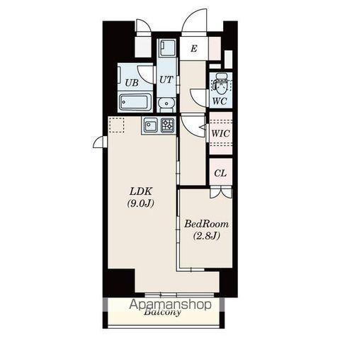 CONDE葵一丁目(1LDK/2階)の間取り写真
