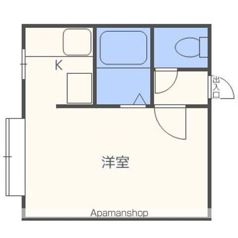 フェアリー平岸(1DK/2階)の間取り写真