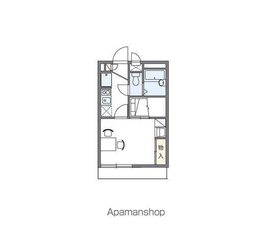 カサベルテSHIMAⅠ(1K/1階)の間取り写真