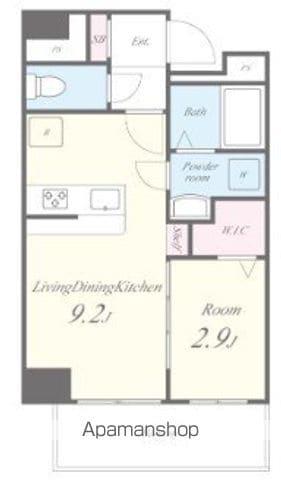 MAHORA天神(1LDK/7階)の間取り写真