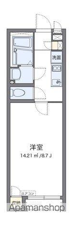クレイノコンチェルト下条(1K/2階)の間取り写真