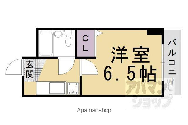新町ロイヤルハイツ(1K/2階)の間取り写真