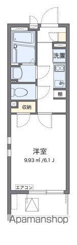 クレイノのぞみⅡ(1K/3階)の間取り写真
