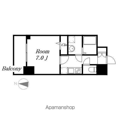 エスリード名古屋STATION ウエスト(1K/9階)の間取り写真