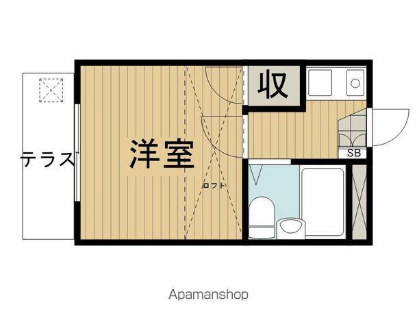 ダイバーシティ荻窪(1K/1階)の間取り写真