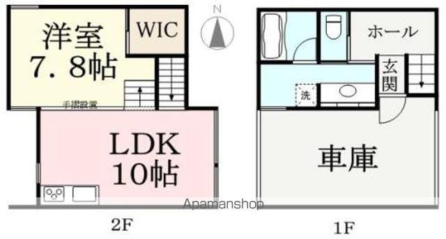 シェレナタカセ(1LDK/1階)の間取り写真