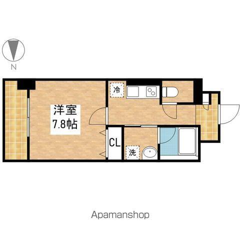 シェリール東桜(1K/5階)の間取り写真