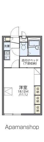 レオパレスIMARI(1K/1階)の間取り写真
