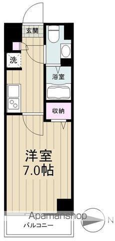 MAXIV西川口AZ TRE(1K/4階)の間取り写真