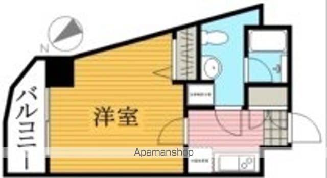 クレアシオン浅草Ⅱ(1K/5階)の間取り写真
