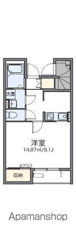レオネクスト光(1K/1階)の間取り写真
