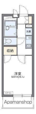 レオパレス葵(1K/1階)の間取り写真