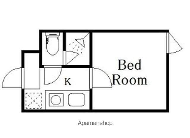 DECOR BLOCCO OYAMA DUE(1K/4階)の間取り写真