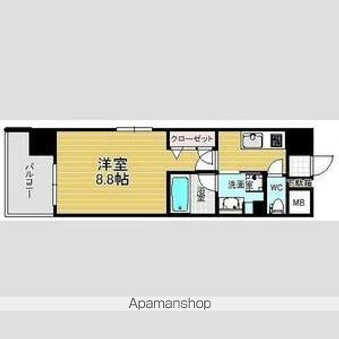 エスペランサ上前津(1K/6階)の間取り写真