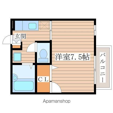 メゾンHAMADA(1K/2階)の間取り写真