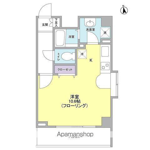 リバーレ秋葉原(ワンルーム/2階)の間取り写真