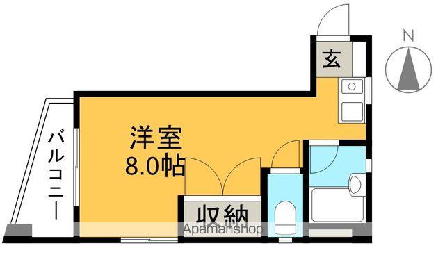 レジデンスオーキッド(ワンルーム/3階)の間取り写真