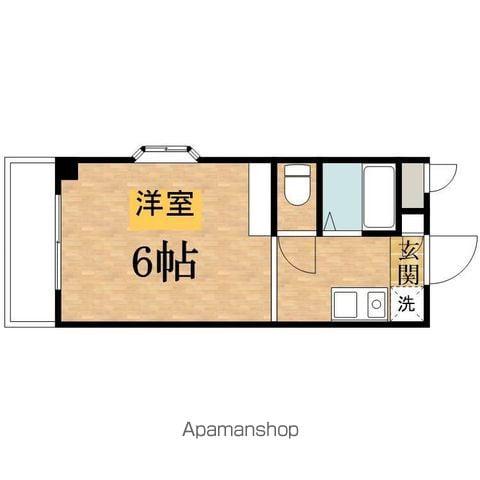 メゾンド・エトワール(ワンルーム/3階)の間取り写真