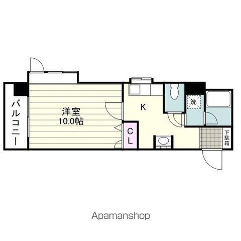 折田ビル(1K/3階)の間取り写真