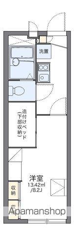 レオパレスヴィラステップイン(1K/2階)の間取り写真