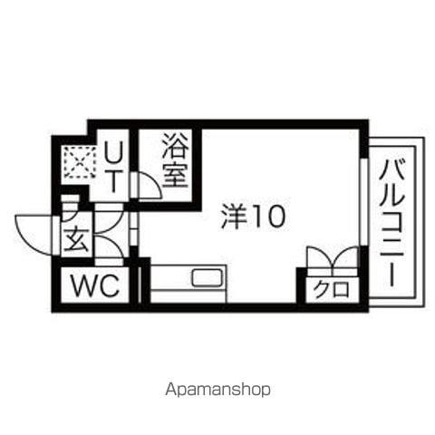 アールズタワー望が丘(ワンルーム/7階)の間取り写真