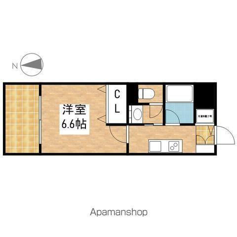 東桜コート(1K/2階)の間取り写真