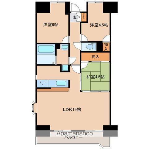 サンセレクト多賀城2(3LDK/2階)の間取り写真