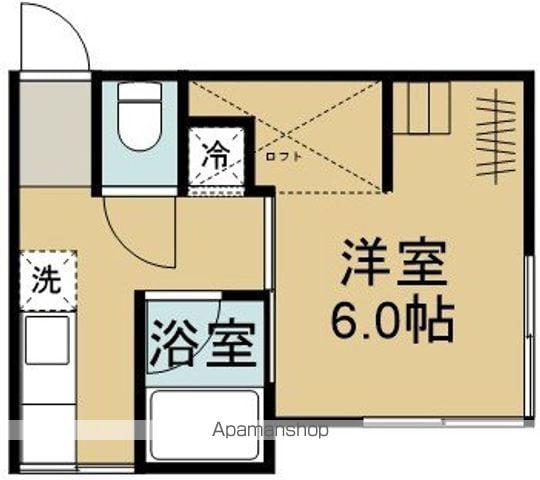 越後線 内野駅 徒歩11分 2階建 築38年(1K/2階)の間取り写真
