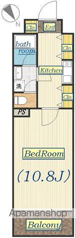 ルミエール祐天寺(1K/5階)の間取り写真