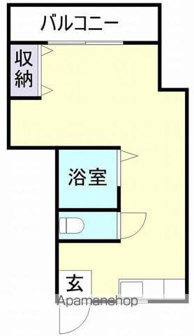 アルプスハイツ山﨑(ワンルーム/2階)の間取り写真