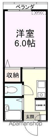 グランジュールANDO(1K/1階)の間取り写真