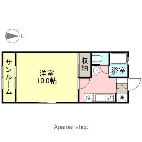 メゾンフローレンス(1K/2階)の間取り写真