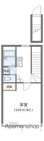 レオパレスツリートップ(1K/2階)の間取り写真