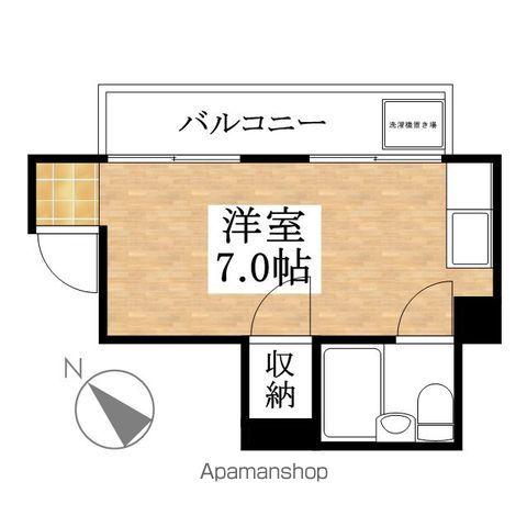 トキワコーポ(ワンルーム/1階)の間取り写真