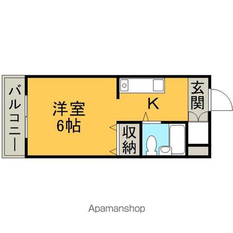 メゾンドエトワール(1K/8階)の間取り写真