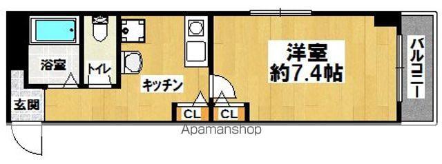 リアライズ我孫子(1K/5階)の間取り写真