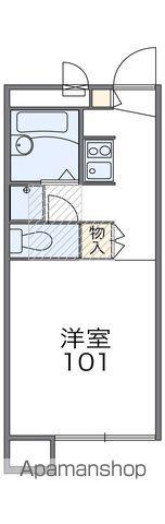 レオパレスY・S・A(1K/1階)の間取り写真