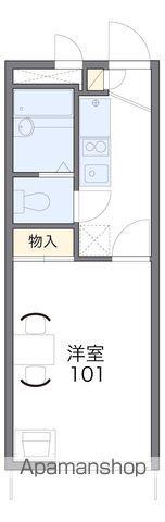 レオパレスオニオン(1K/2階)の間取り写真