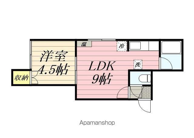 AMHEIM(1LDK/3階)の間取り写真