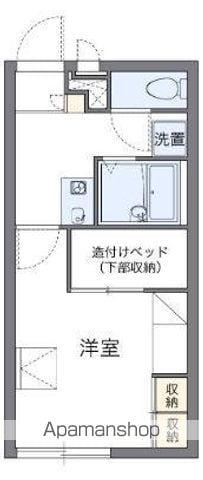 レオパレスリリアンス(1K/2階)の間取り写真