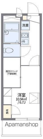 レオパレス西京(1K/3階)の間取り写真