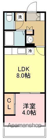 シェリノ長町(1LDK/3階)の間取り写真
