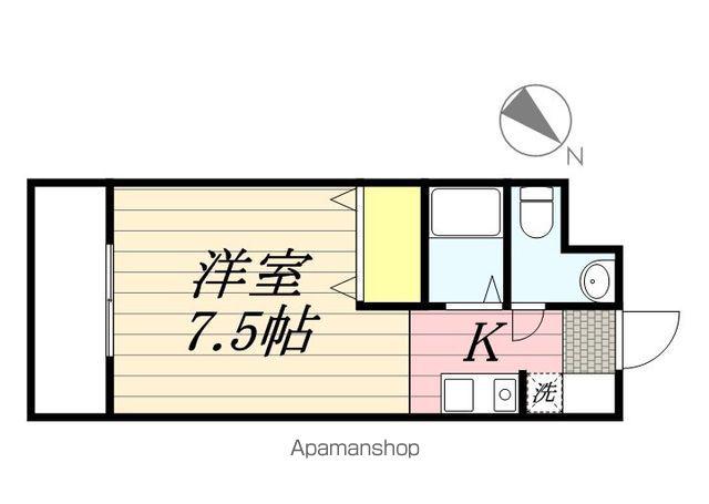 プレアール県庁前(1K/8階)の間取り写真