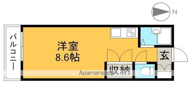 サンテラス北本町(ワンルーム/2階)の間取り写真
