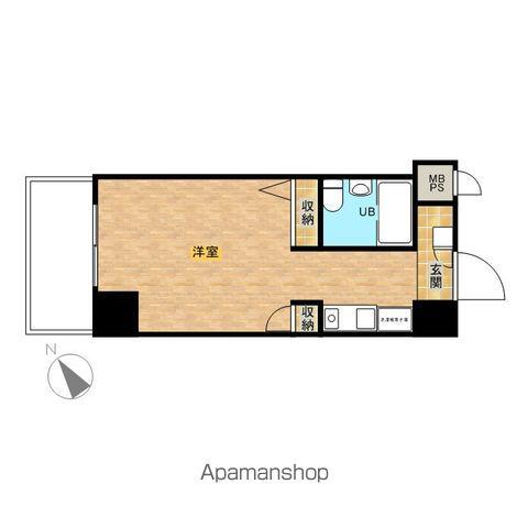 ケイズ八王子(ワンルーム/12階)の間取り写真