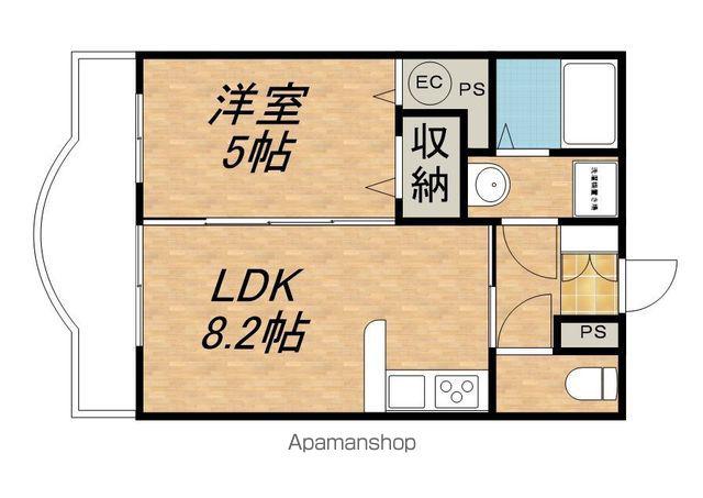 マンション ミニョンヌ(1LDK/2階)の間取り写真