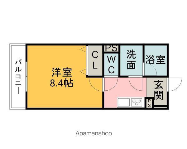 クラシィ 安城駅前(1K/3階)の間取り写真