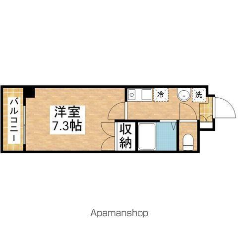 メゾン・ド・ミュゼ(1K/4階)の間取り写真